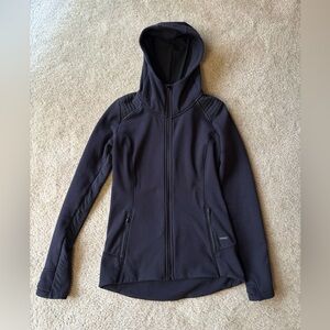 Athleta Full-Zip Hooded Jacket – XS – Black